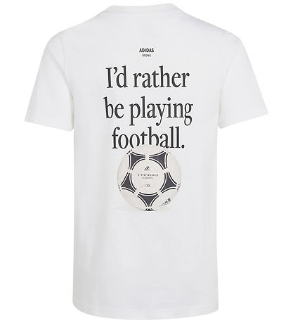 adidas Performance T-Shirt - Y FTB CAT G T - Hvid