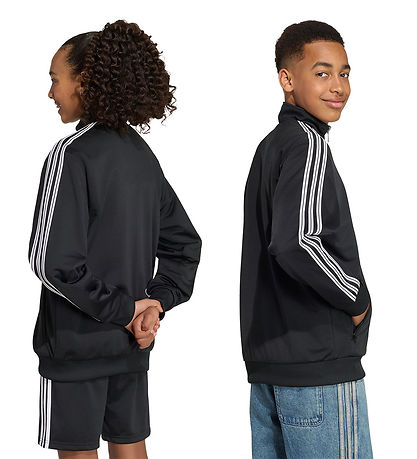 adidas Originals Cardigan - Vendbar - FIREBIRD RE TT - Sort/Hvid