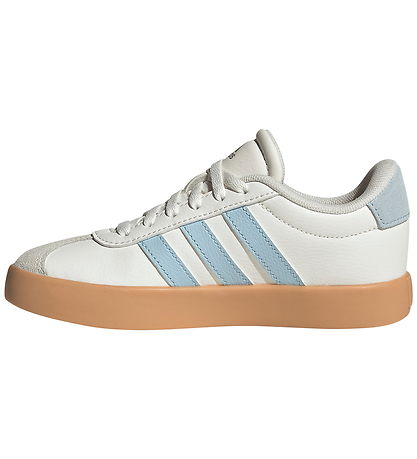 adidas Performance Sko - VL Court 3.0 K - Cwhite/Iceblu/Gum3