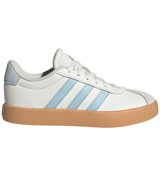 adidas Performance Sko - VL Court 3.0 K - Cwhite/Iceblu/Gum3
