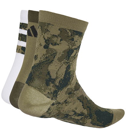 adidas Performance Strømper - 3-pak - YB CAMO - OLISTR/OLISTR/WH