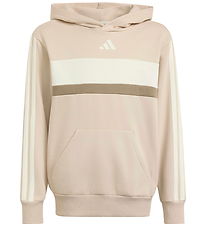 adidas Performance Hættetrøje - J 3S TIB FL HD - CRLI/OWHITE/KHA
