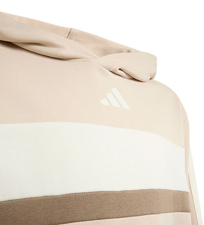 adidas Performance Hættetrøje - J 3S TIB FL HD - CRLI/OWHITE/KHA