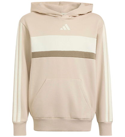 adidas Performance Hættetrøje - J 3S TIB FL HD - CRLI/OWHITE/KHA