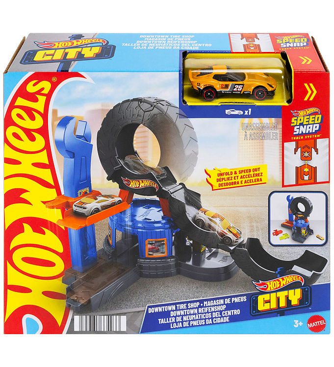 Hot Wheels Bilbane - City Downtown Tire Shop