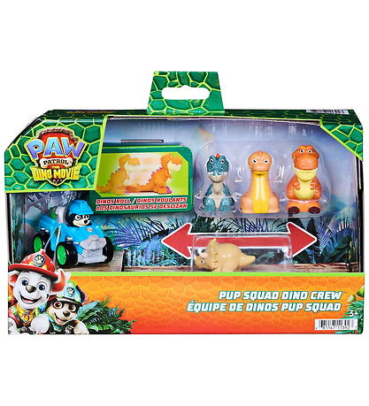 Paw Patrol Legetøjsfigurer - Movie 3 Dino Rex's Dino Crew