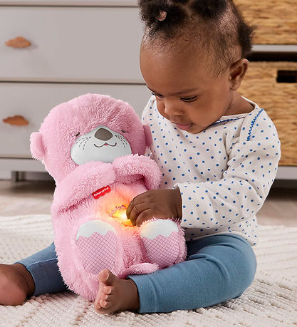 Fisher-Price Aktivitetsbamse - Soothe & Snuggle Otter - Pink