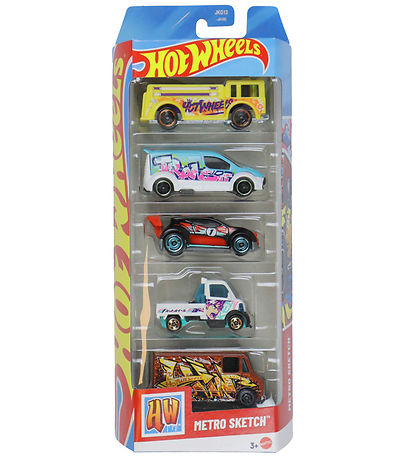 Hot Wheels Biler - 5-pak - Metro Sketch
