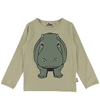 DYR-Cph Bluse - DyrRoar - Beige m. Flodhest