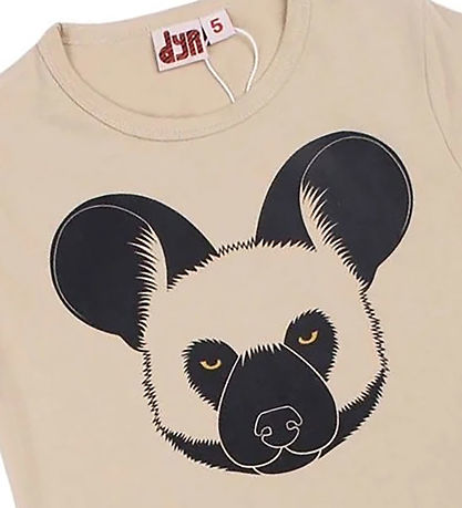 DYR-Cph Bluse - DyrGrowl - Beige m. Vildhund