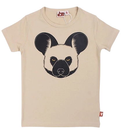 DYR-Cph Bluse - DyrGrowl - Beige m. Vildhund