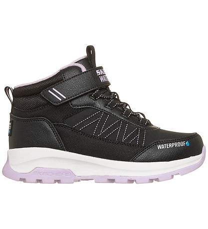Skechers Støvler - Tex - Storm Blazer Arctic Mass - Black/Lavend