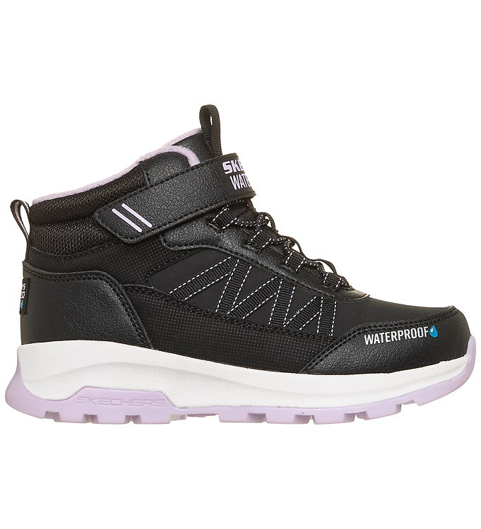 Skechers Støvler - Tex - Storm Blazer Arctic Mass - Black/Lavend