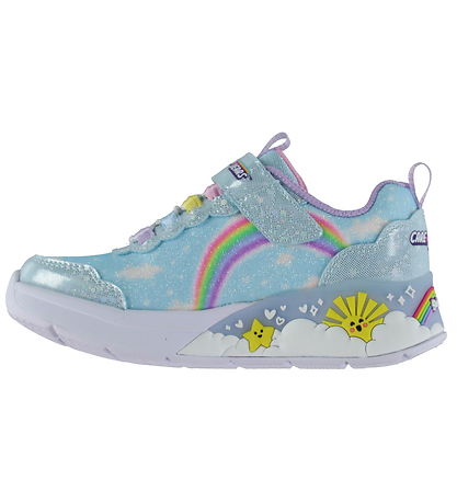 Skechers x Care Bears Sko m. Lys - Hugs N Snugs - Blå(Multi