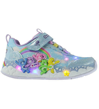 Skechers x Care Bears Sko m. Lys - Hugs N Snugs - Blå(Multi
