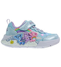 Skechers x Care Bears Sko m. Lys - Lil Snugs - Blå/Multi
