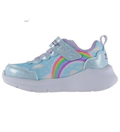 Skechers x Care Bears Sko m. Lys - Lil Snugs - Blå/Multi