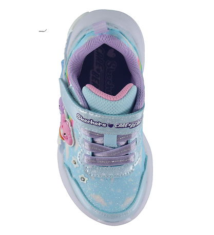 Skechers x Care Bears Sko m. Lys - Lil Snugs - Blå/Multi