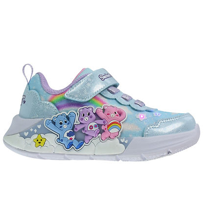 Skechers x Care Bears Sko m. Lys - Lil Snugs - Blå/Multi