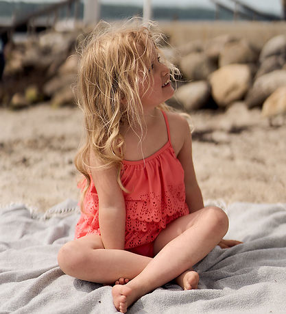 Mikk-Line Badedragt - Frill - Sugar Coral