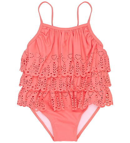 Mikk-Line Badedragt - Frill - Sugar Coral