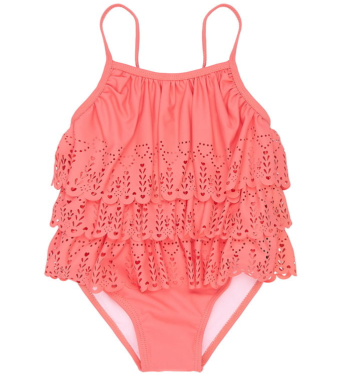 Mikk-Line Badedragt - Frill - Sugar Coral