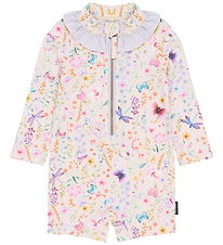 Mikk-Line Coverall Swimsuit - Frill - Bow Tie Up