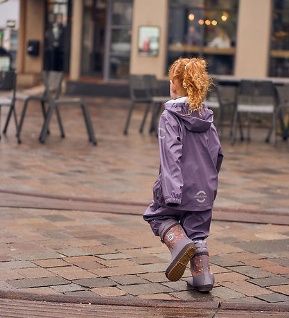 Mikk-Line Regntøj - PU - Lavender Gray