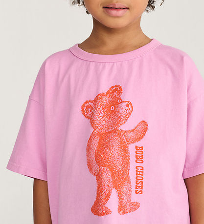 Bobo Choses T-shirt - Softpaw Monster - Pink