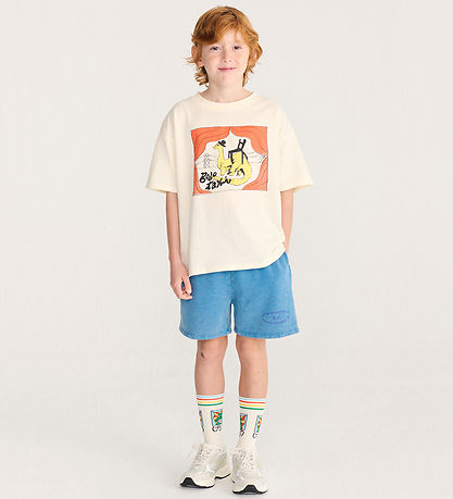 Bobo Choses T-shirt - Taxi Saurus - Off White