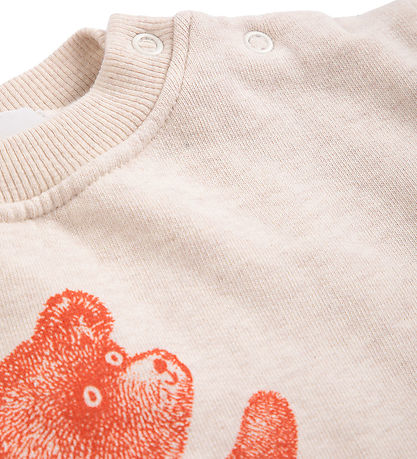 Bobo Choses Sweatshirt - Softpaw Monster - Offwhite