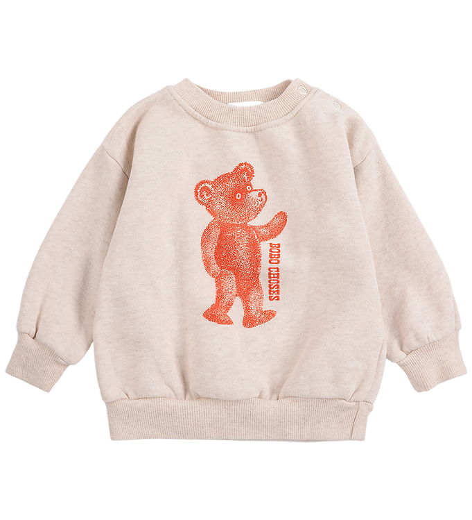 Bobo Choses Sweatshirt - Softpaw Monster - Offwhite