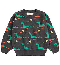Bobo Choses Bluse - Strik - Lake Monster - Dark Heather Grey