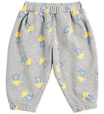 Bobo Choses Sweatpants - Pixel Abduction - Light Heather Grey