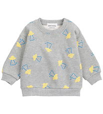 Bobo Choses Sweatshirt - Pixel Abduction - Light Heather Grey