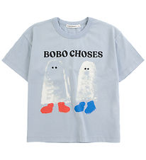 Bobo Choses T-shirt - Booty Ghost - Light Blue