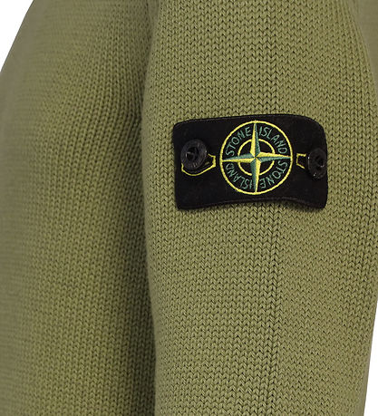 Stone Island Bluse - Strik - Military Green