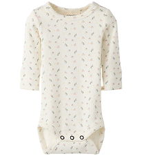 Lil' Atelier Body l/æ - Rib - Noos - NbfGago - Coconut Milk/Smal