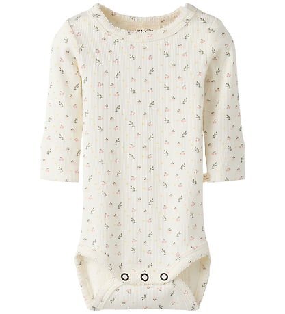 Lil' Atelier Body l/æ - Rib - Noos - NbfGago - Coconut Milk/Smal