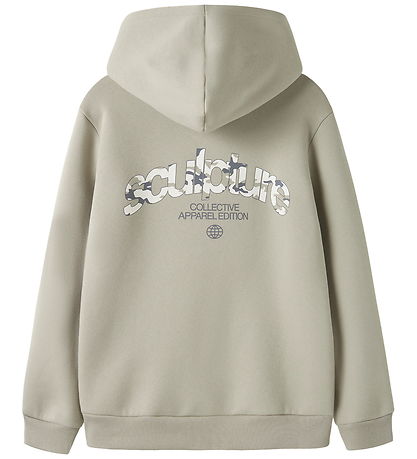 LMTD Hættetrøje - Sweat - Loose - NlmHamo - Abbey Stone