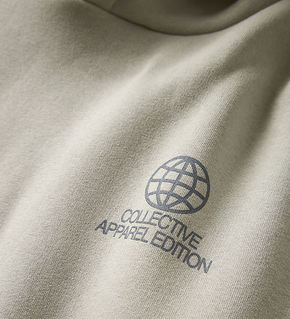 LMTD Hættetrøje - Sweat - Loose - NlmHamo - Abbey Stone