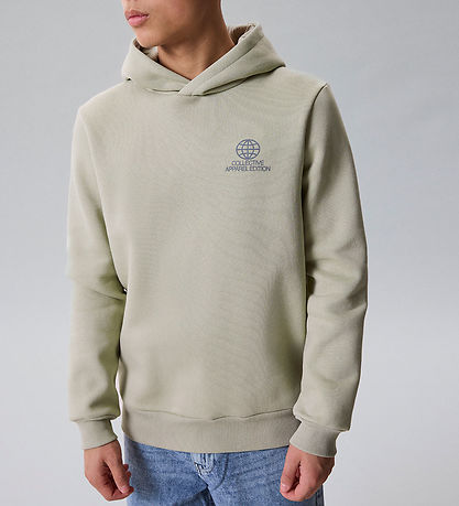 LMTD Hættetrøje - Sweat - Loose - NlmHamo - Abbey Stone