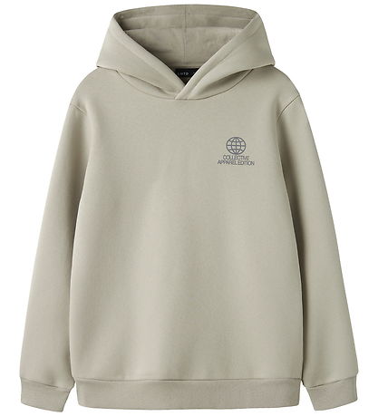 LMTD Hættetrøje - Sweat - Loose - NlmHamo - Abbey Stone