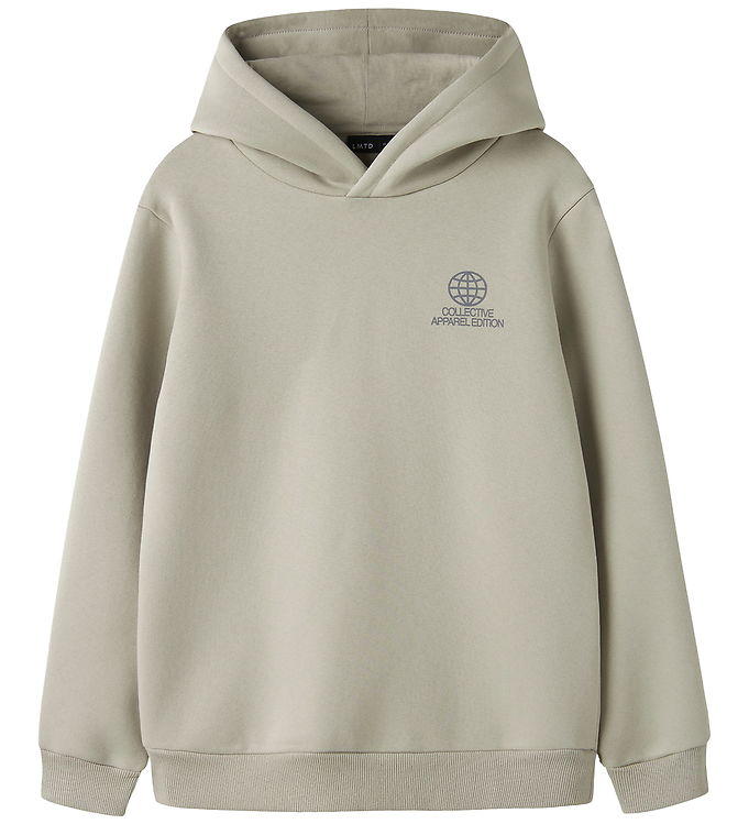 LMTD Hættetrøje - Sweat - Loose - NlmHamo - Abbey Stone