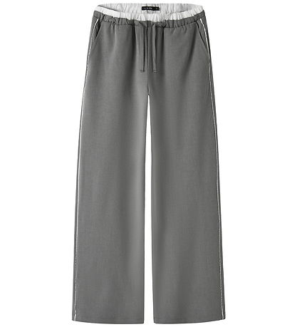 LMTD Bukser - Wide - NlfUis - Grey Melange