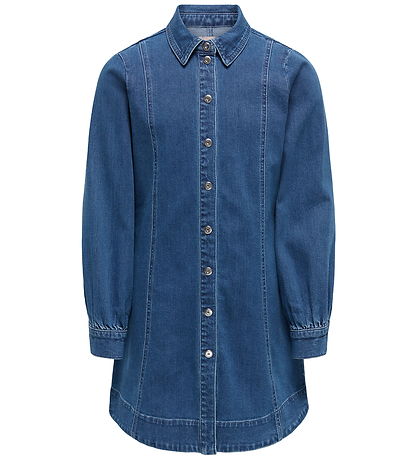 Kids Only Kjole - KogFenja - Medium Blue Denim