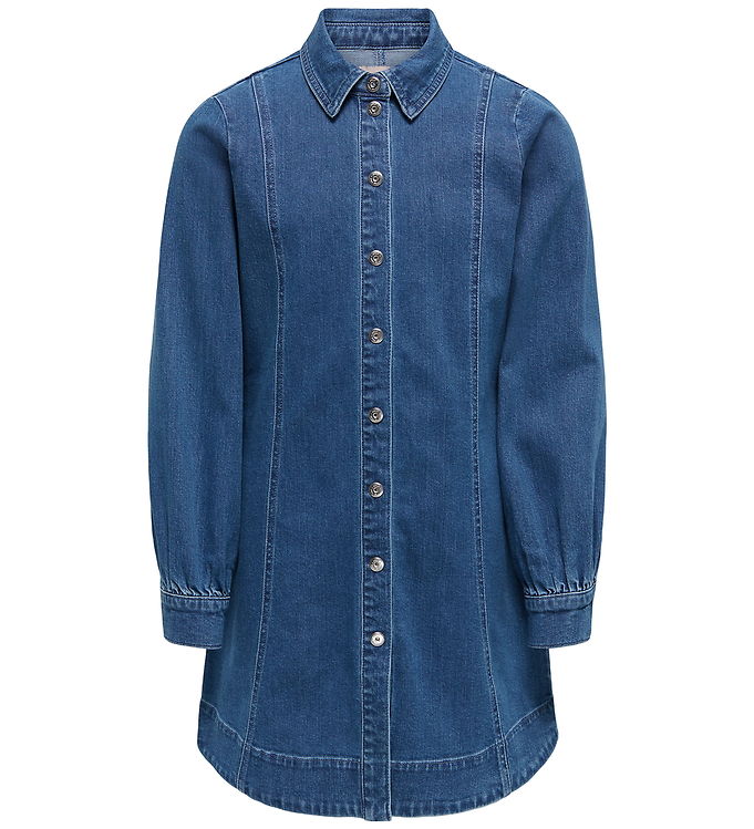 Kids Only Kjole - KogFenja - Medium Blue Denim
