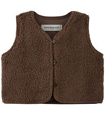 Sofie Schnoor Fleccevest - RebaKB - Light brown