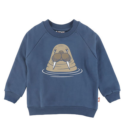 DYR-Cph Sweatshirt - Dyrbellow - Dark Grey Blue Hvalros