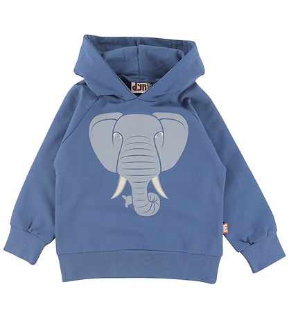 DYR-Chp Hættetrøje - Dyrbellow - Ocean Blue Elefant